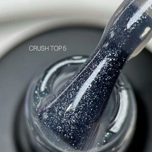 Топ з дрібними блискітками, 10 мл №05 Cruch Top SAGA Professional