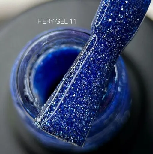 Гель-лак світловідбиваючий, 9 мл №11 Fiery Gel Polish SAGA Professional