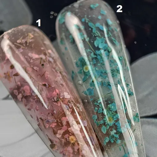 Гель із сухоцвітами, 5 мл №01 Flower Fairy Gel SAGA Professional