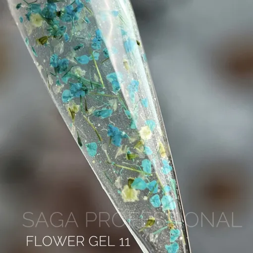 Гель із сухоцвітами, 5 мл №11 Flower Fairy Gel SAGA Professional
