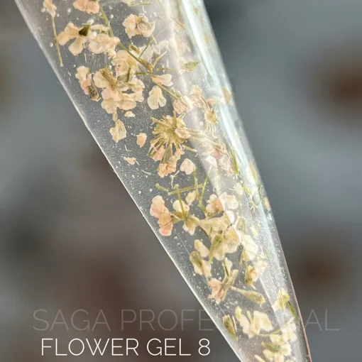 Гель із сухоцвітами, 5 мл №08 Flower Fairy Gel SAGA Professional