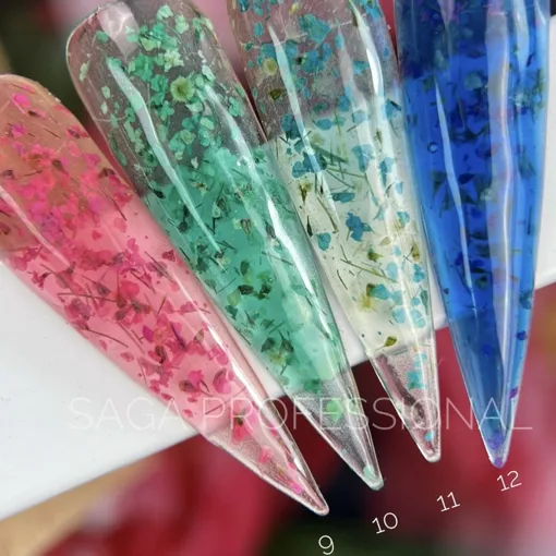 Гель із сухоцвітами, 5 мл №12 Flower Fairy Gel SAGA Professional