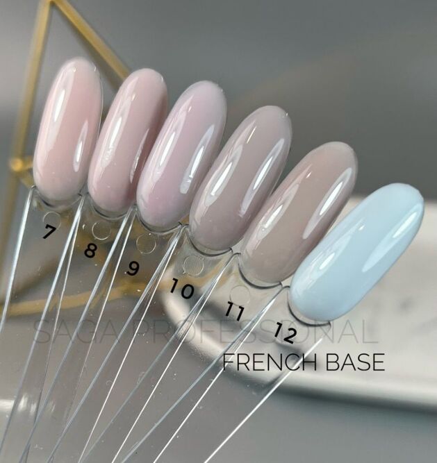 База камуфлююча, 9 мл №10 French Base SAGA Professional