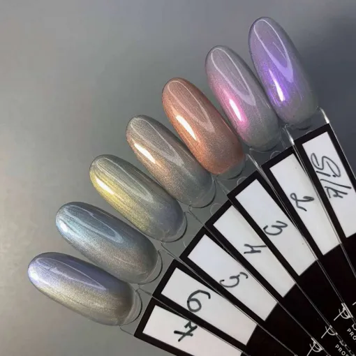 Гель-лак кошаче око з перлинним ефектом, 10 мл №07 Silk Cat Gel Polish SAGA Professional 