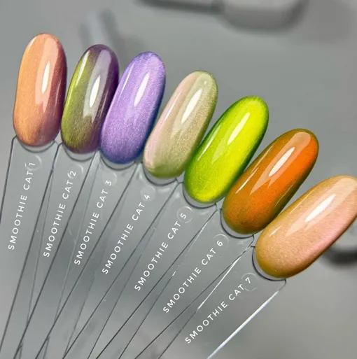Гель-лак кошаче око, 10 мл №04 Smoothie Cat Gel Polish SAGA Professional