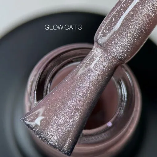 Гель-лак котяче око, 10 мл №03 Glow Cat Gel Polish SAGA Professional