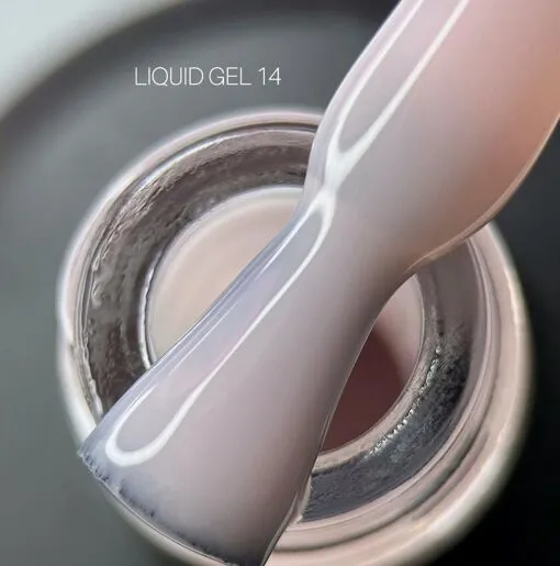 Гель рідкий для зміцнення нігтів, 15 мл №14 Liquid Gel SAGA Professional