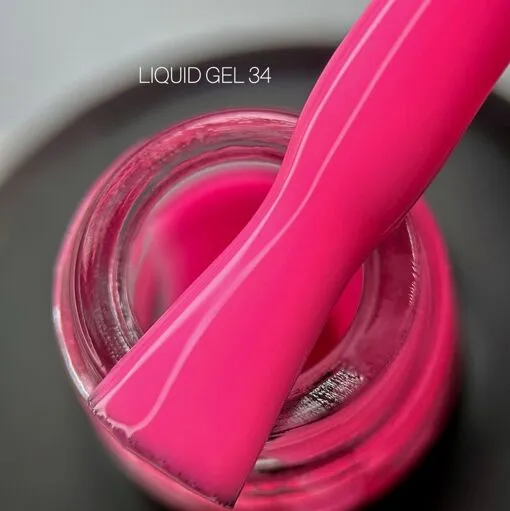 Гель рідкий для зміцнення нігтів, 15 мл №34 Liquid Gel SAGA Professional