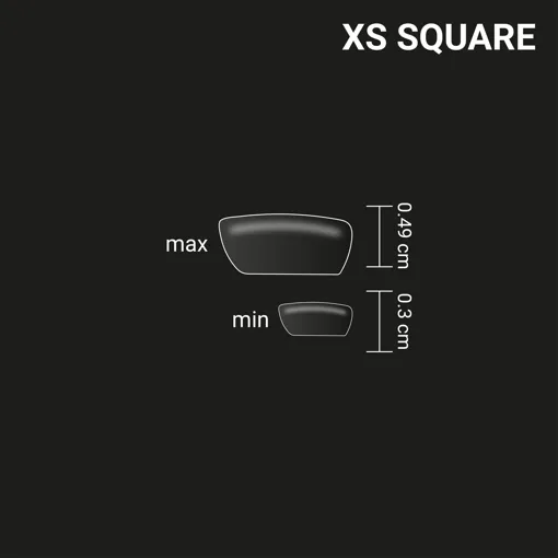 ADORE SPLETNICA Funky Gel Nail Tips 240pcs "XS SQUARE"  Гелеві тіпси XS Квадрат