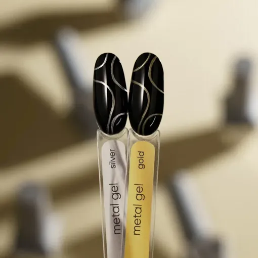 VALERI Metal Gel Paint Гель-фарба металізована 5 мл Silver